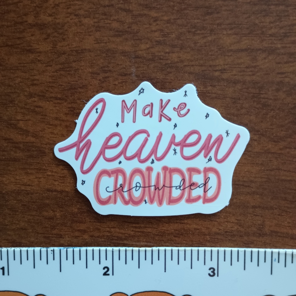 10/$10 Inspirational Bible Verse Positivity Biblical Jesus Heaven Sticker Decal